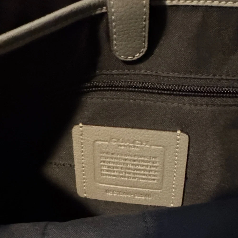 Coach Taupe Leather Men's Briefcase